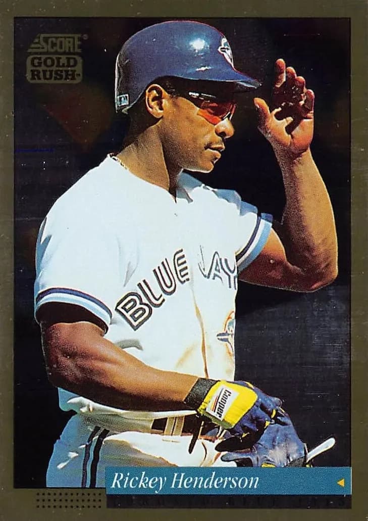Rickey Henderson 1994 panini Score