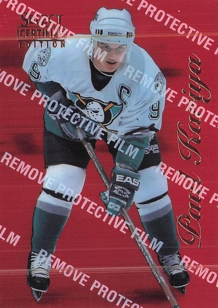 Paul Kariya 1996 panini Select Certified