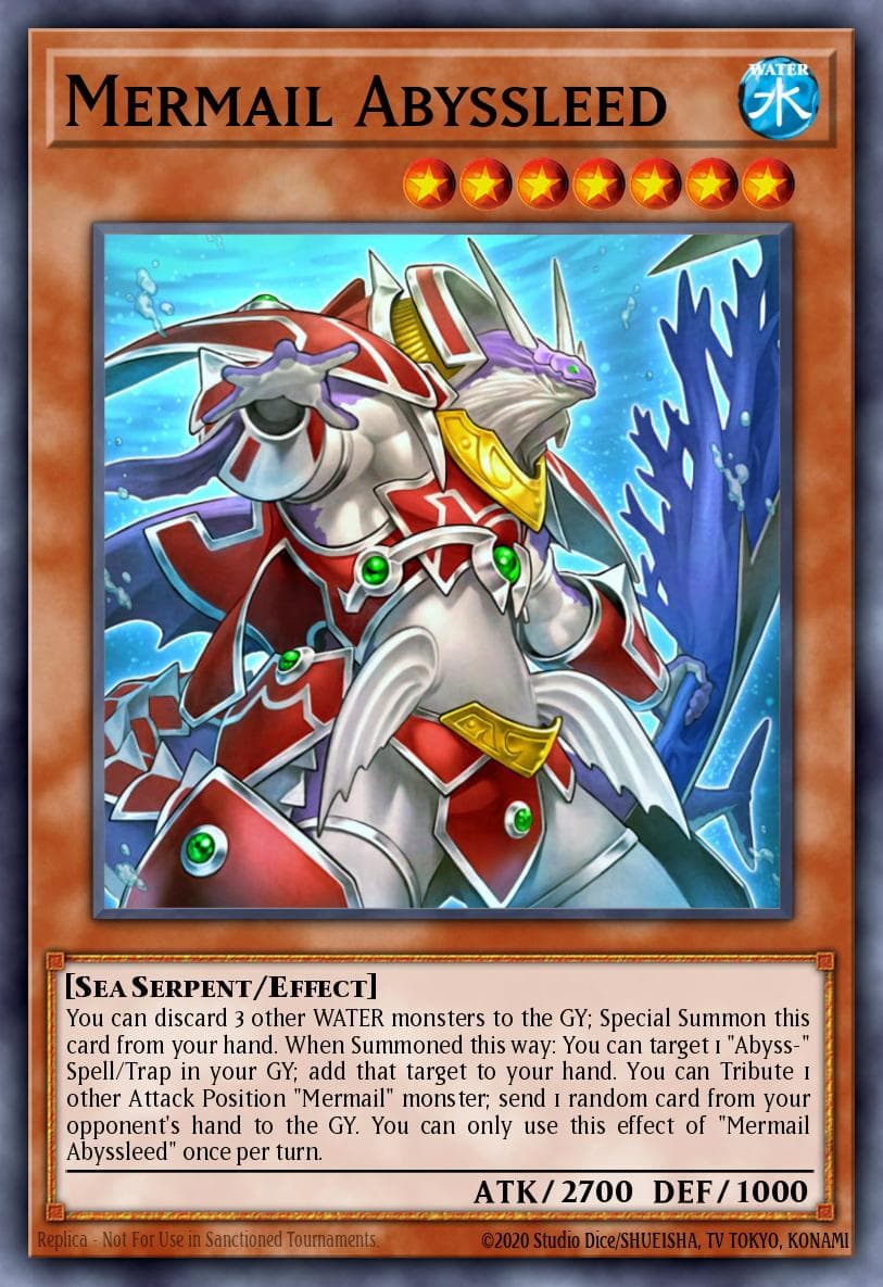 Mermail Abyssleed 2012 Yu-Gi-Oh! Japanese Cosmo Blazer