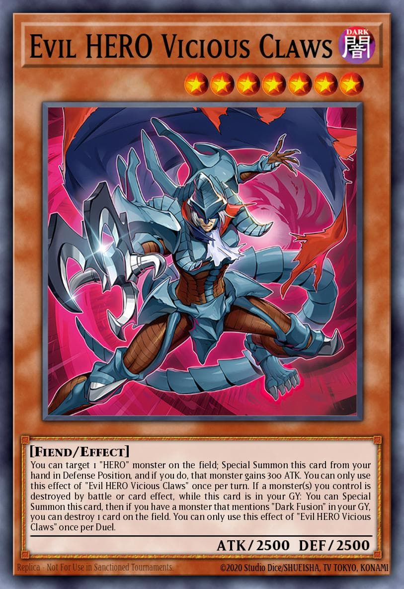 Evil HERO Vicious Claws #ALIN-EN005