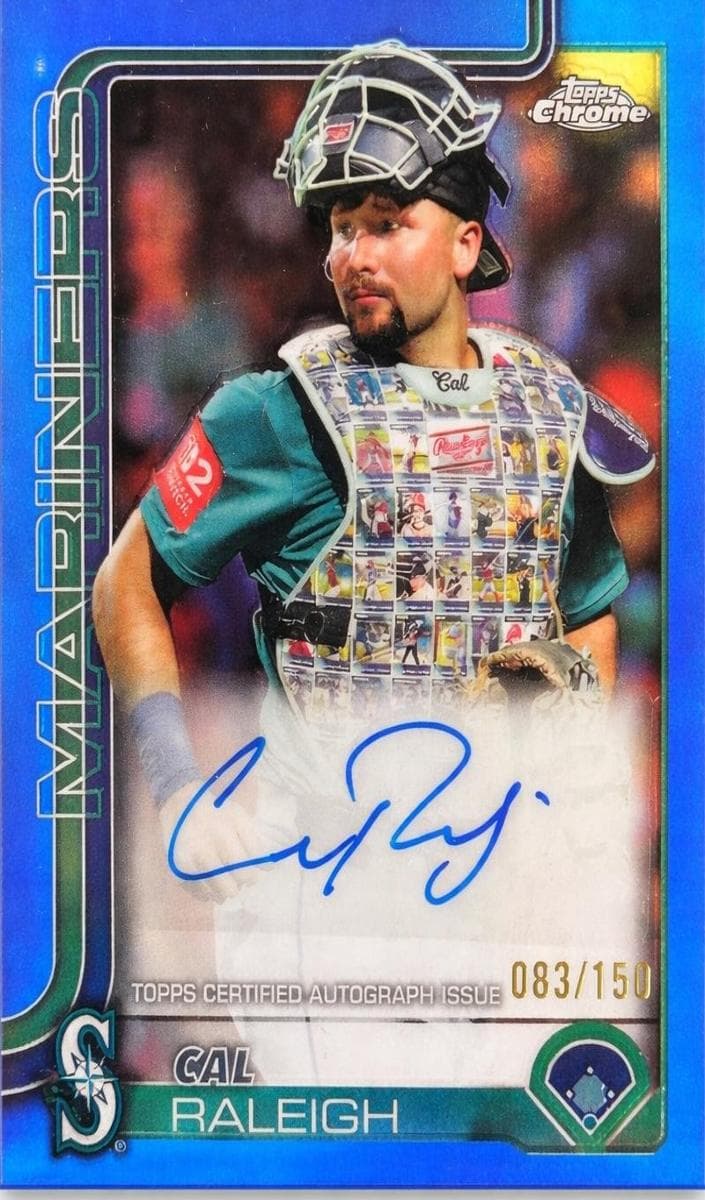Cal Raleigh 2025 topps Topps Chrome Update