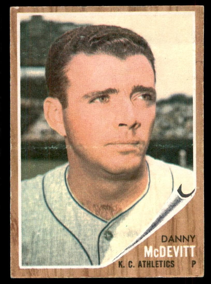 Danny McDevitt 1962 topps Topps