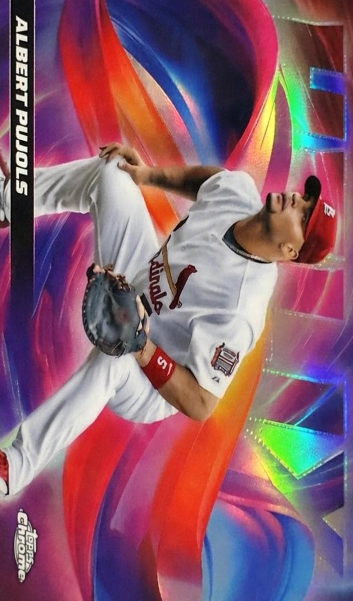 Albert Pujols 2025 topps Topps Chrome Update