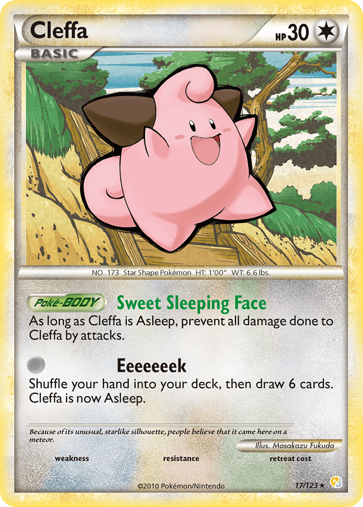 Cleffa 2010 Pokemon HeartGold & SoulSilver