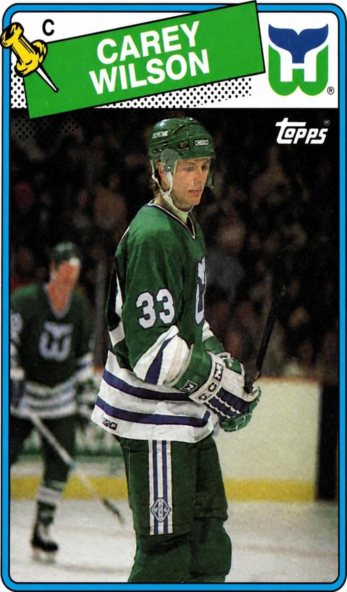 Carey Wilson 1988 topps Topps