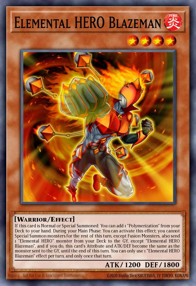 Elemental HERO Blazeman 2015 Yu-Gi-Oh!