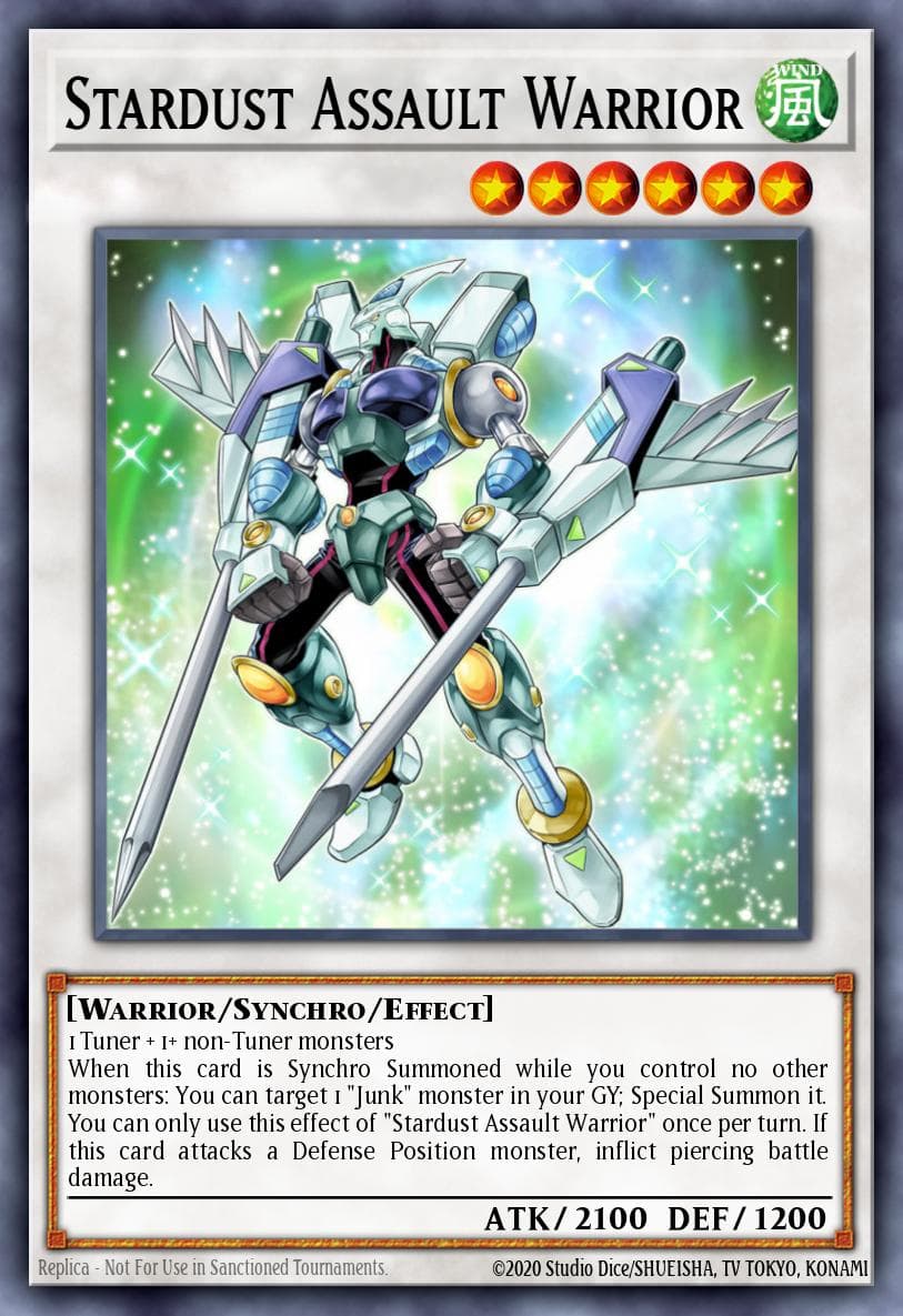 Stardust Assault Warrior #CT15-EN008