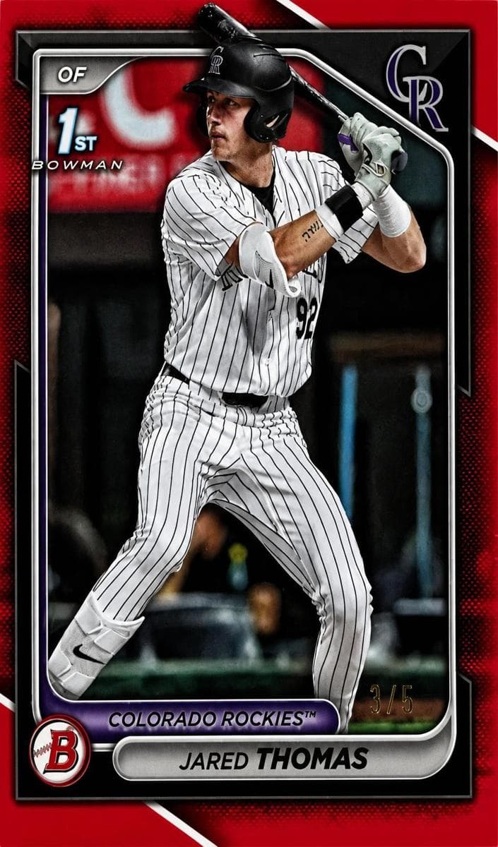 Jared Thomas 2024 bowman Bowman Draft