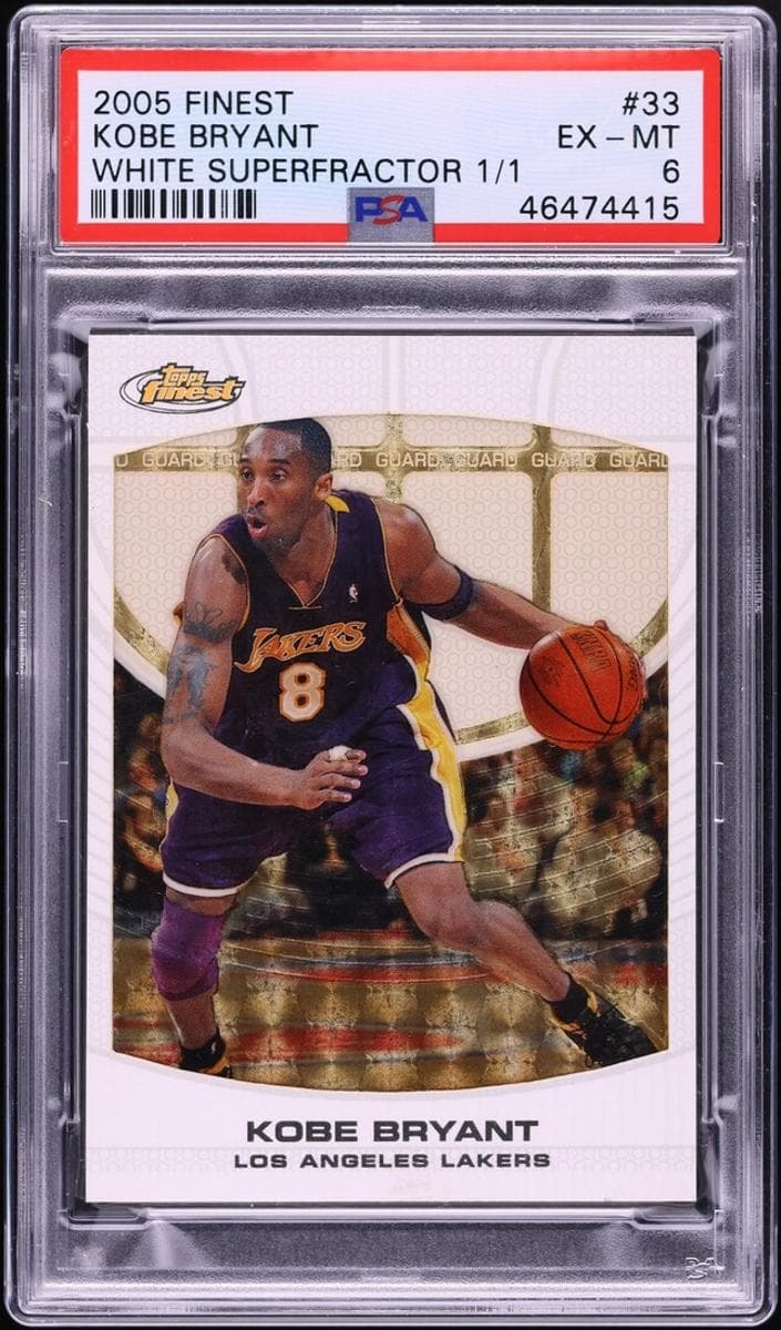 Kobe Bryant 2005 topps Finest