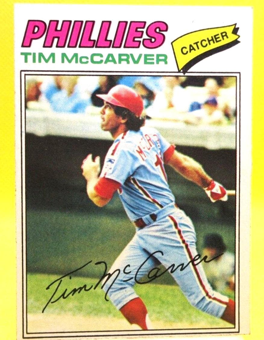 Tim McCarver 1977 topps Topps