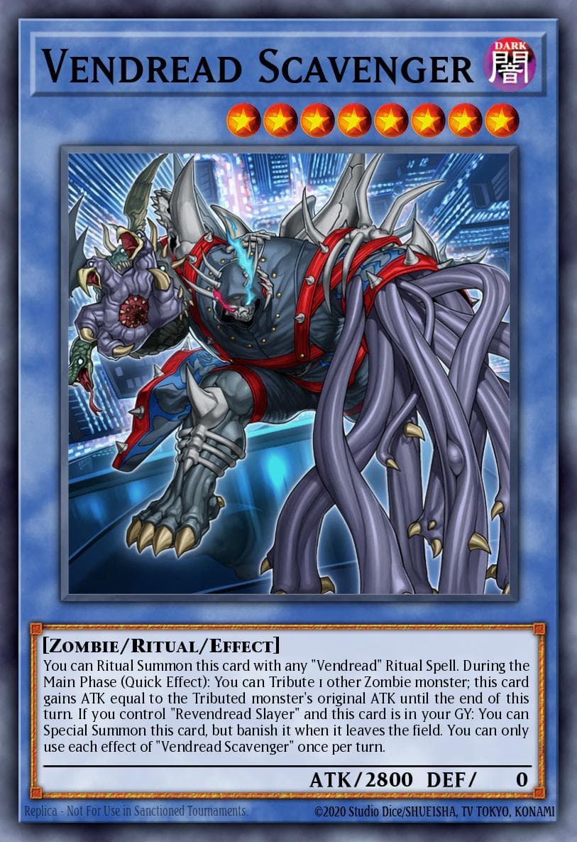 Vendread Scavenger 2022 Yu-Gi-Oh! Power Of The Elements