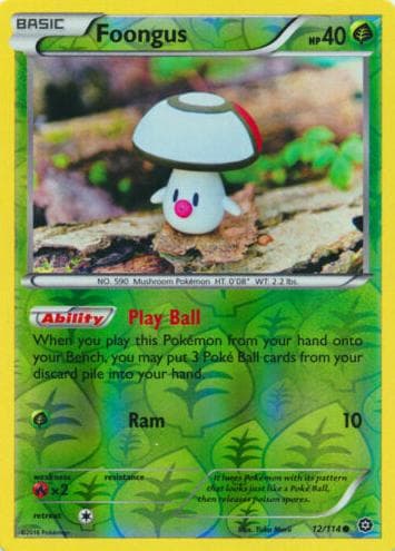 Foongus trading card