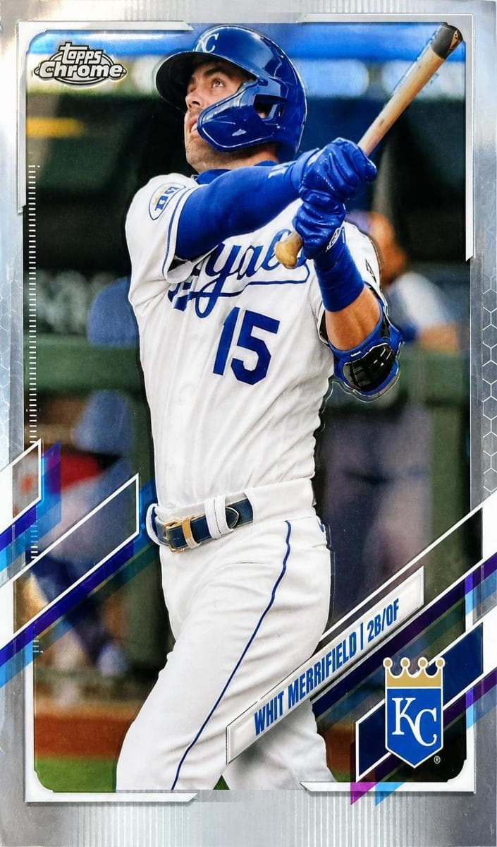 Whit Merrifield 2021 topps Topps Chrome