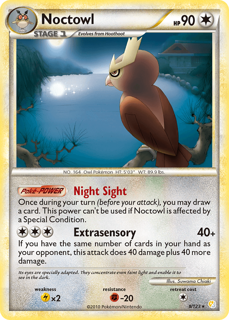 Noctowl 2010 Pokemon HeartGold & SoulSilver