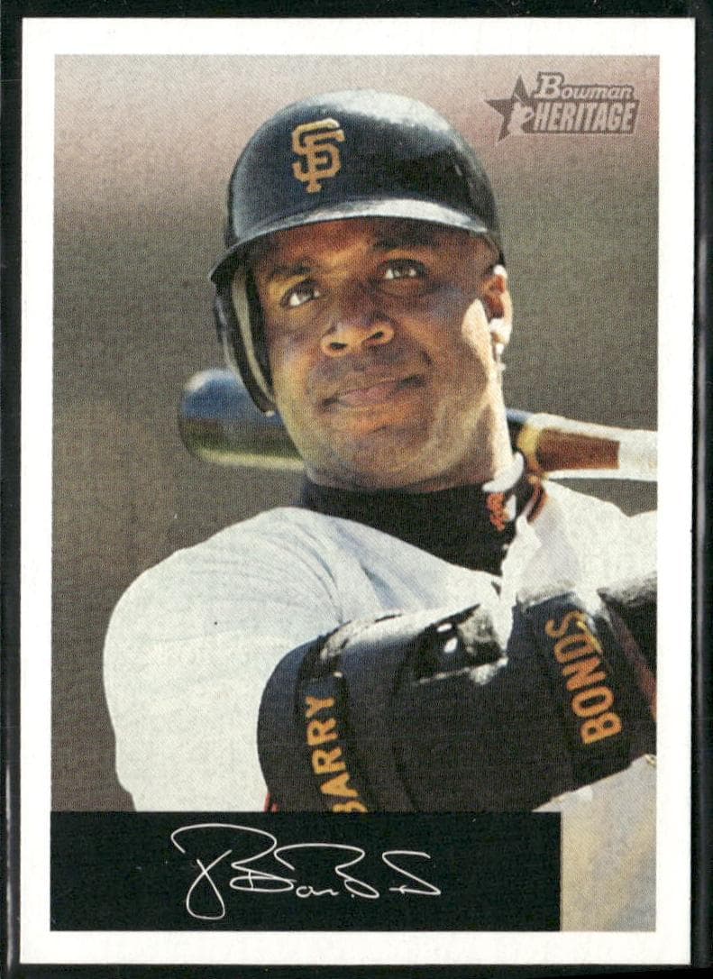 Barry Bonds 2002 bowman Bowman Heritage