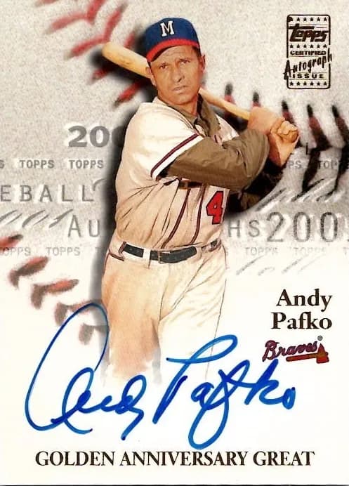 Andy Pafko 2001 topps Topps