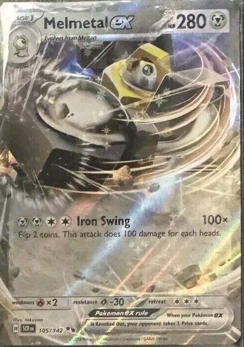 Melmetal ex trading card