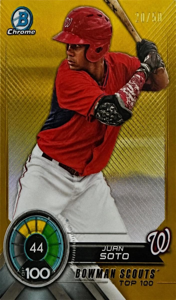 Juan Soto 2018 bowman Bowman