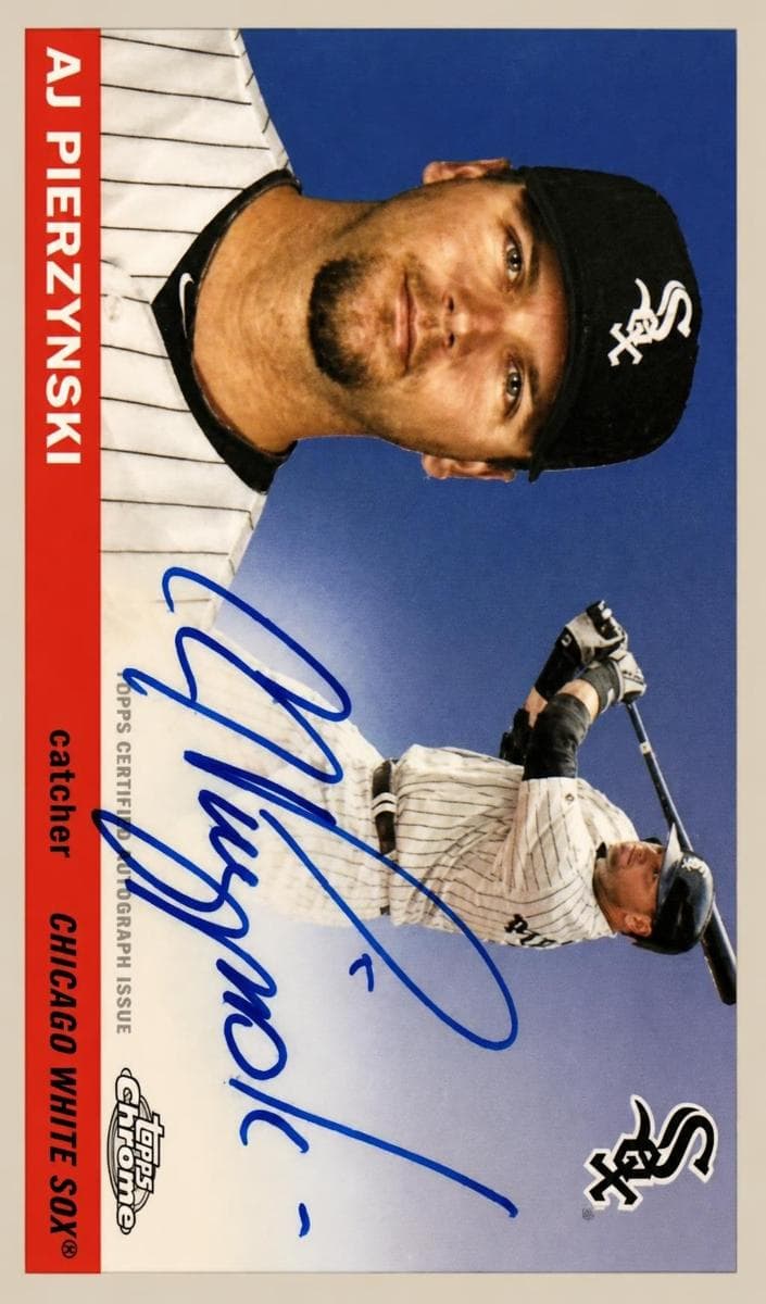AJ Pierzynski trading card