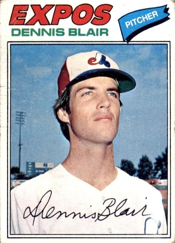Dennis Blair 1977 topps Topps