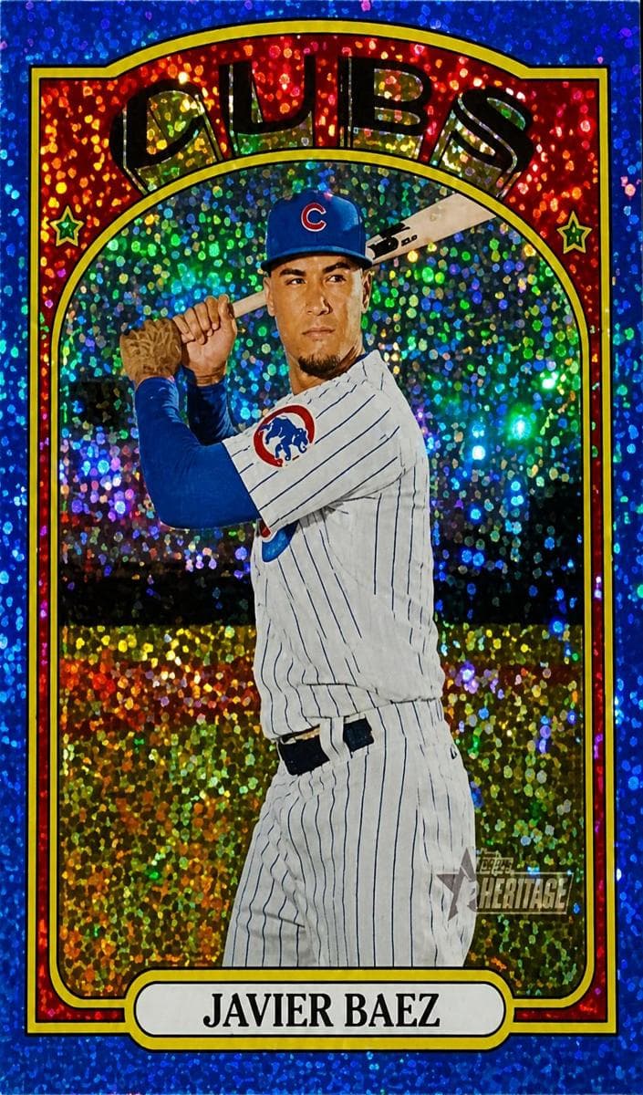 Javier Baez 2021 topps Topps Heritage