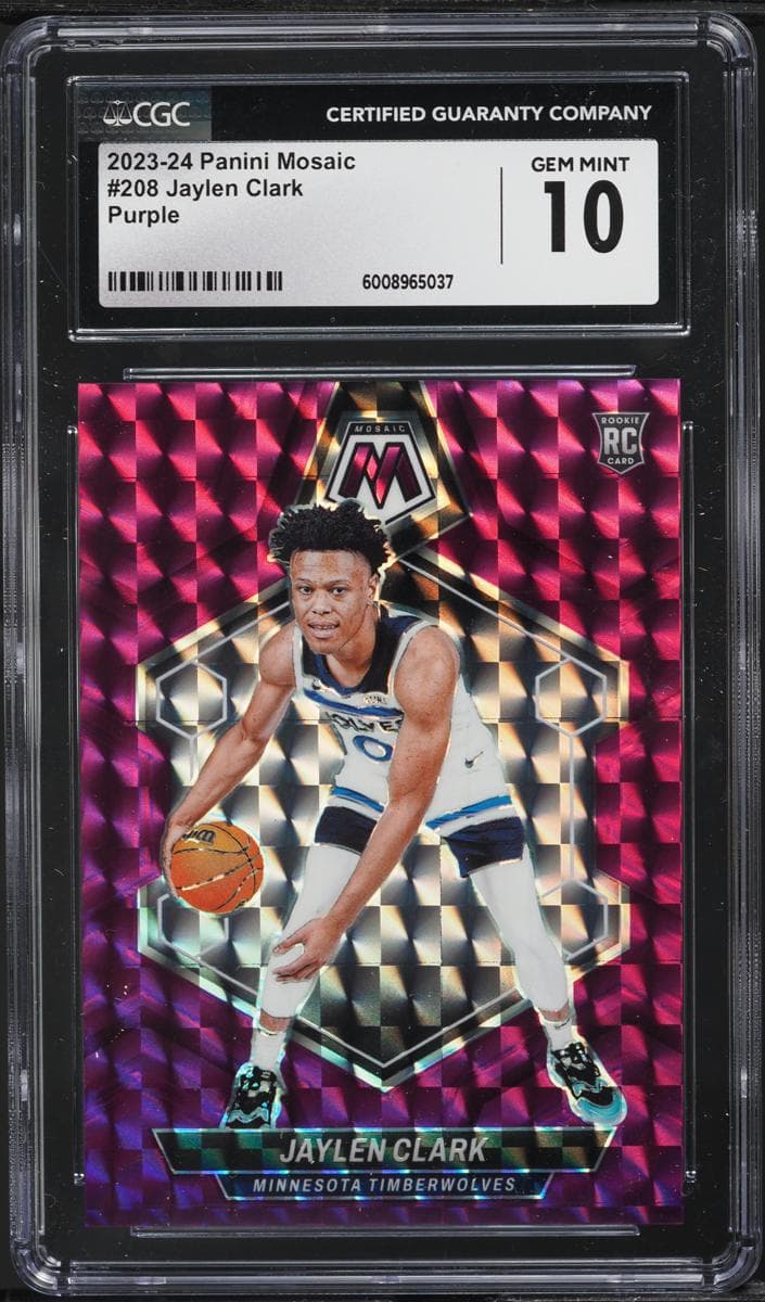 Jaylen Clark 2023 panini Panini Mosaic