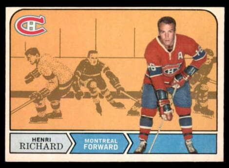 Henri Richard 1968 topps O-Pee-Chee