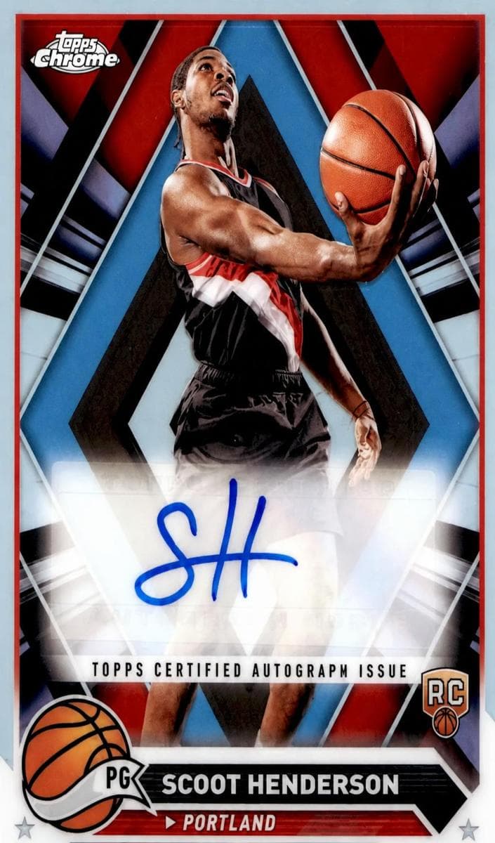 Scoot Henderson 2023 topps Topps Chrome
