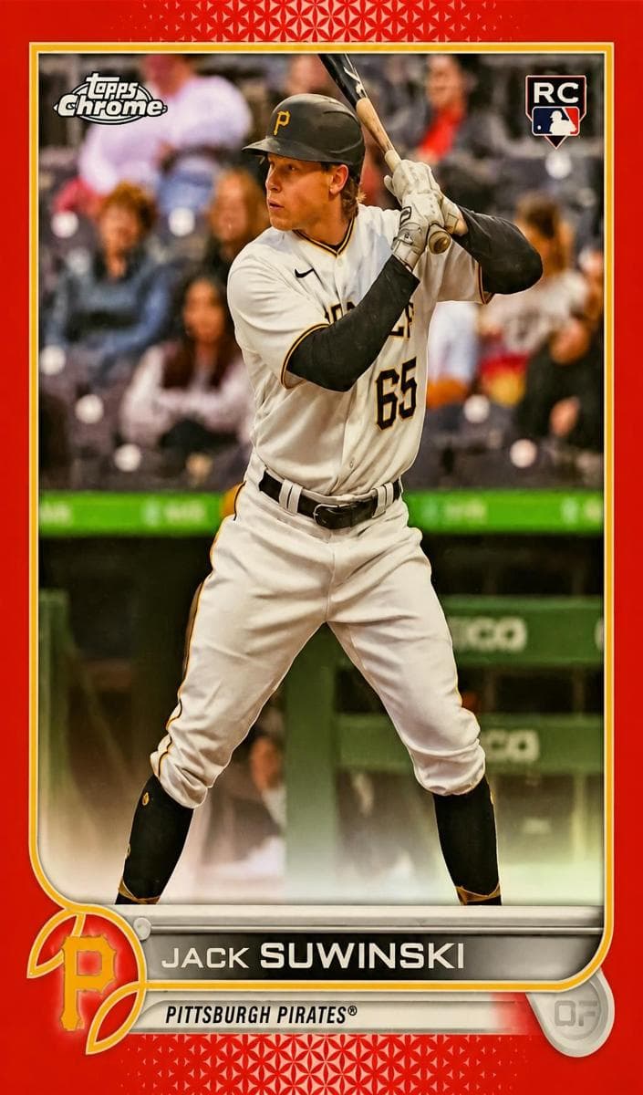 Jack Suwinski 2022 topps Topps Chrome Update