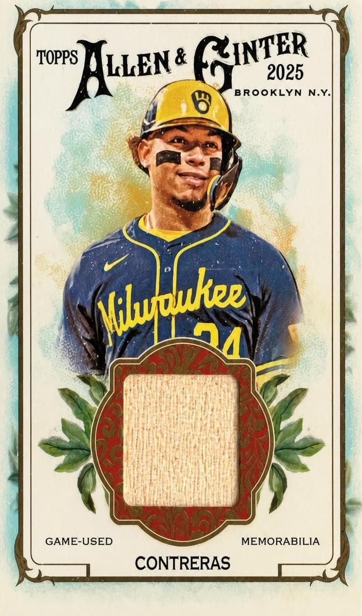 William Contreras 2025 topps Allen & Ginter