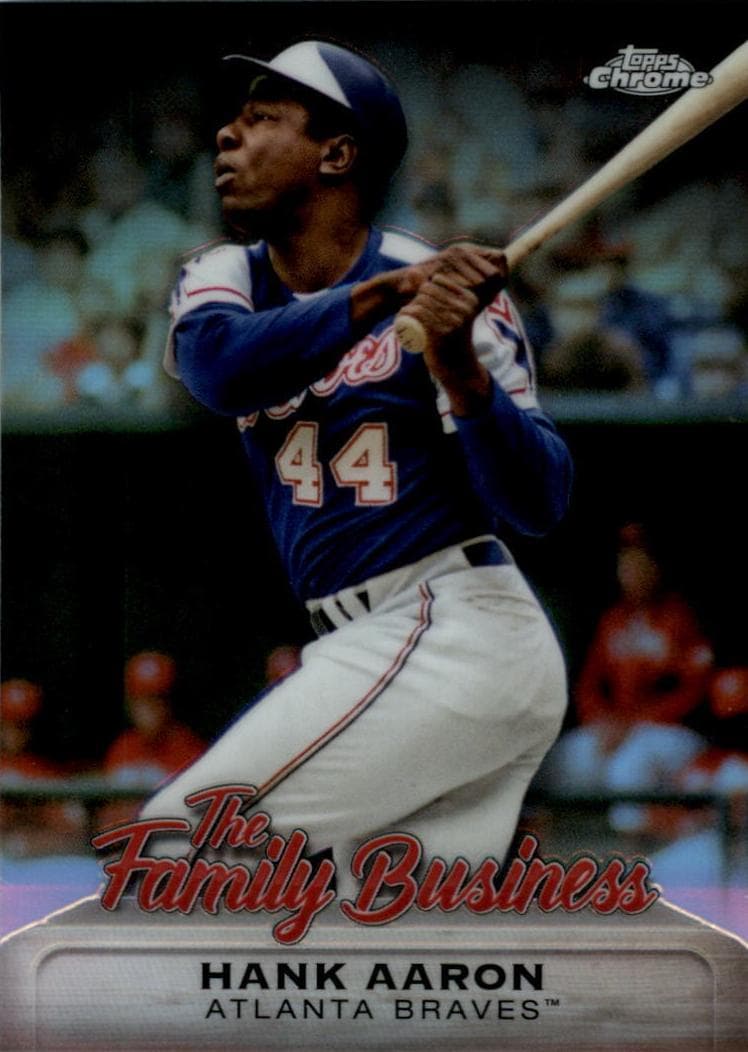 Hank Aaron 2019 topps Topps Chrome Update