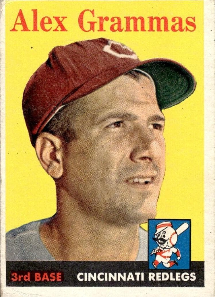 Alex Grammas 1958 topps Topps