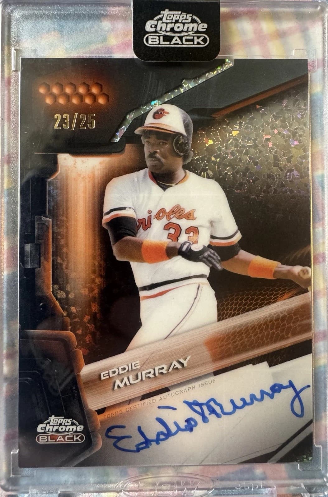 Eddie Murray 2026 topps Topps Chrome Black