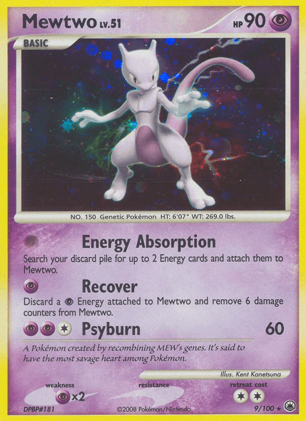 Mewtwo 2008 Pokemon Majestic Dawn