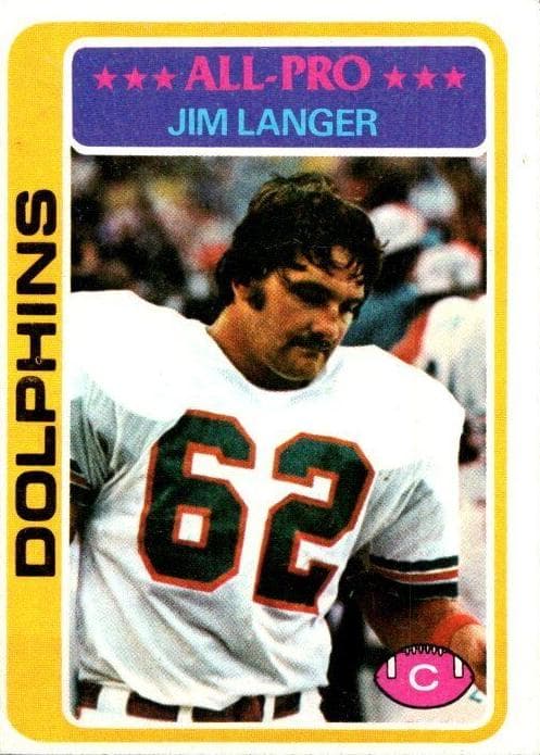 Jim Langer 1978 topps Topps