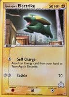 Team Aqua's Electrike trading card