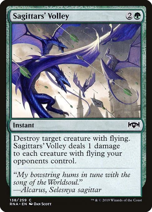 Sagittars' Volley 2019 Magic: The Gathering Ravnica Allegiance