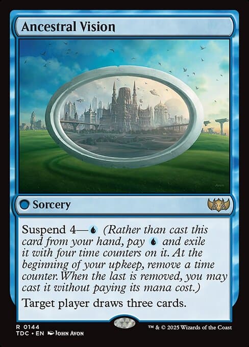 Ancestral Vision 2021 Magic: The Gathering Time Spiral Remastered