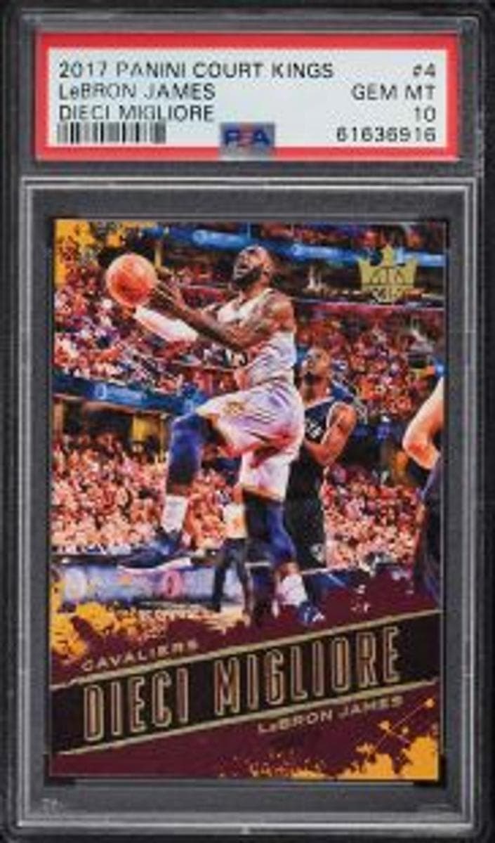 LeBron James 2017 panini