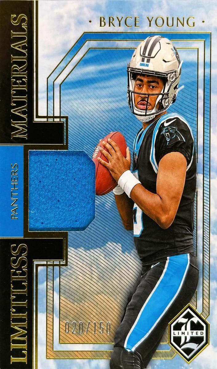 Bryce Young 2023 panini Limited Limitless Materials