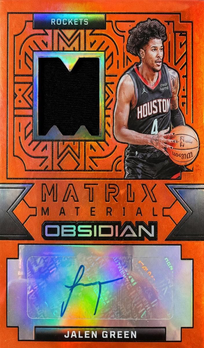 Jalen Green 2023 panini Obsidian
