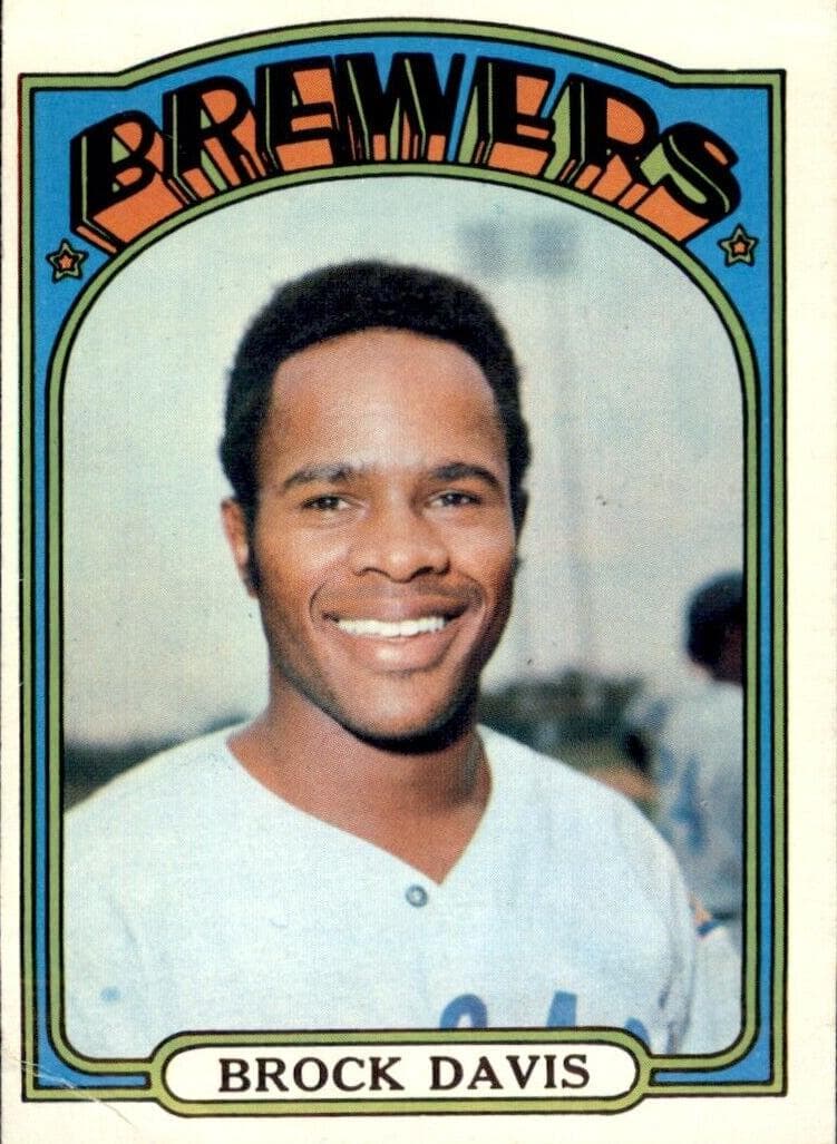 Brock Davis 1972 topps Topps