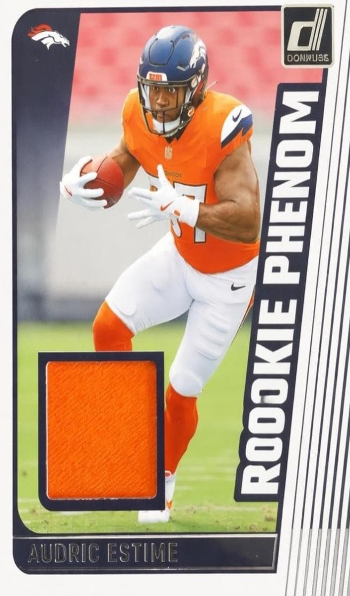 Audric Estime 2024 panini Donruss