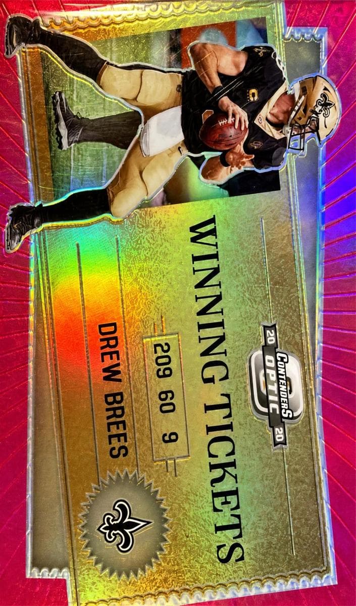 Drew Brees 2020 panini Panini Contenders Optic