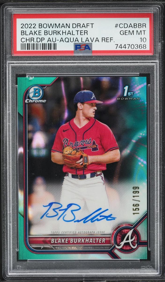 Blake Burkhalter 2022 bowman Bowman Draft