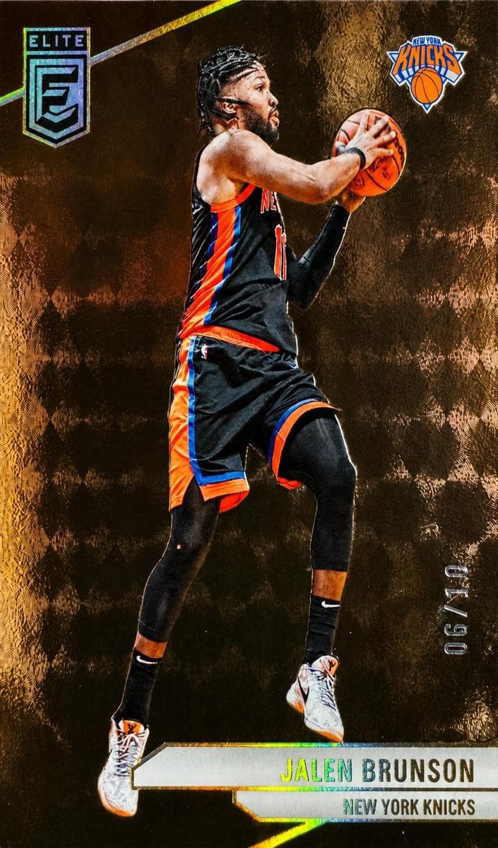 Jalen Brunson 2023 panini Donruss Elite