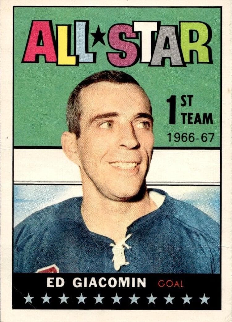 Ed Giacomin 1967 topps Topps