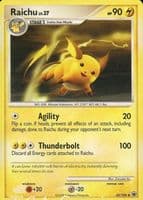 Raichu trading card
