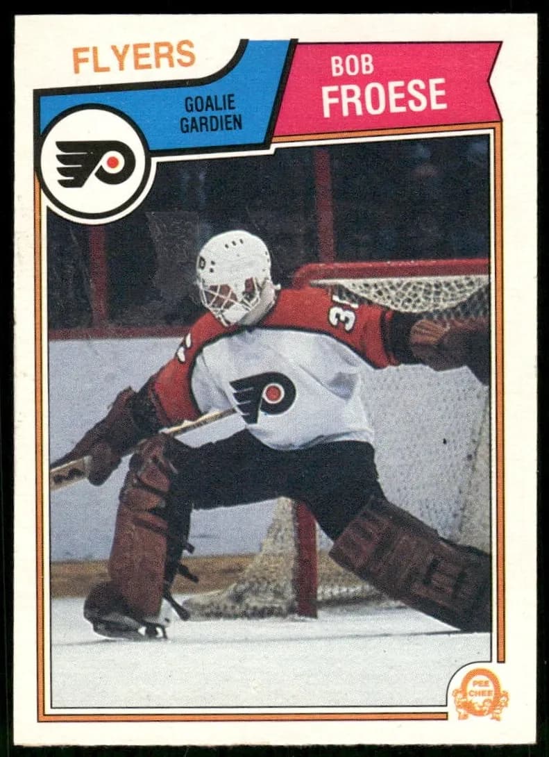 Bob Froese trading card