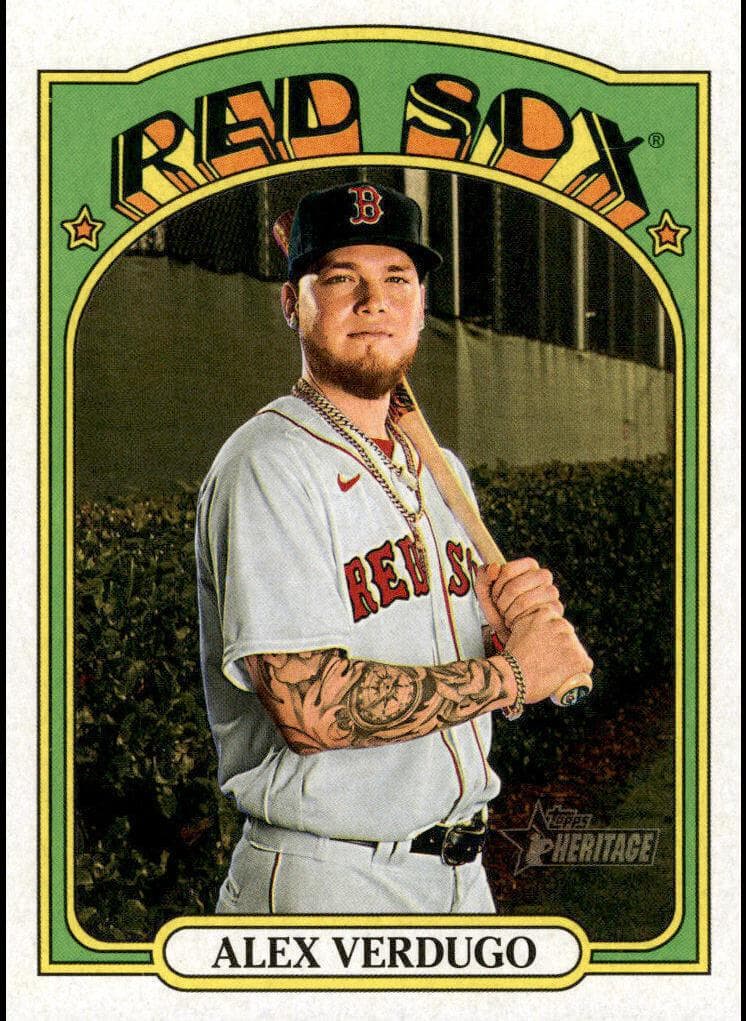 Alex Verdugo 2021 topps Topps Heritage